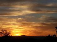 Sunset and Mountains 10-27-14